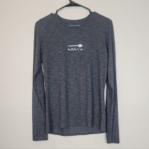 Anetik Dark Gray Long Sleeve Breeze Tech Tee Size XS